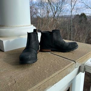 Sorel Waterproof Leather Ankle Boots